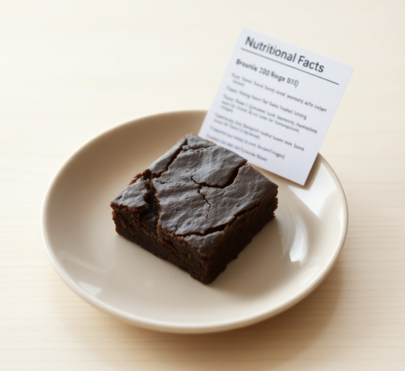 Brownie nutritional facts 