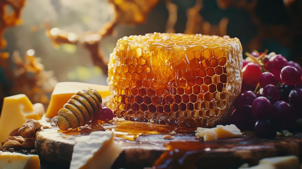 Honey comb visual for recipes